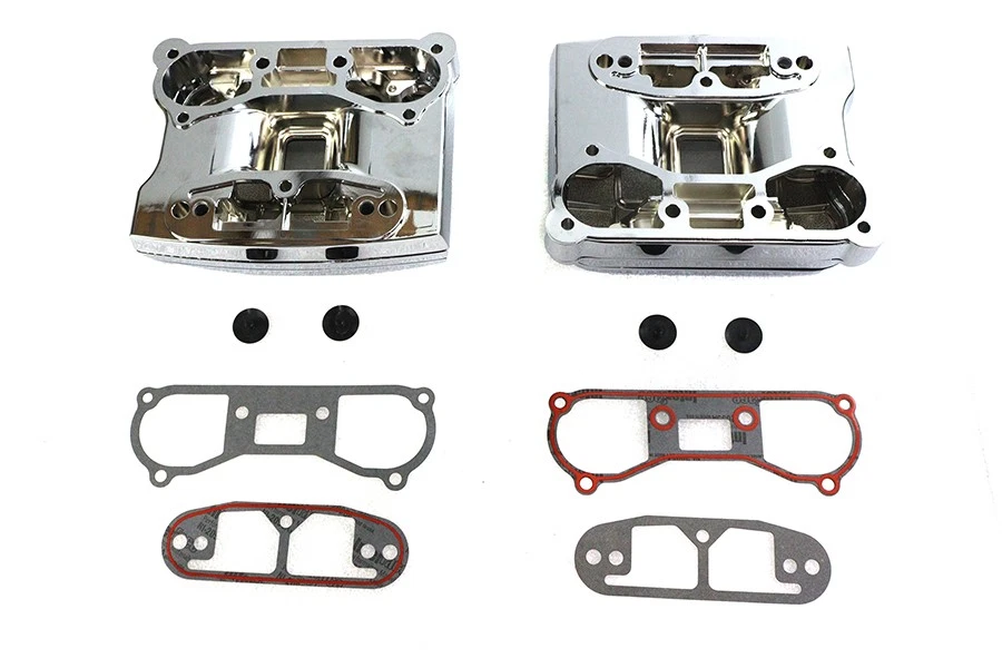 Chrome Rocker Box Cover Set fits Harley Davidson - Image 4 of 4