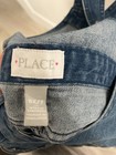 Children's Place Girls' Short Denim Overall Jeans.  Size 6x — photo 3