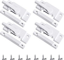 4 Pack Windows Sash Lock-Sliding Window Sash Locks for Single-Hung and Double-Hu
