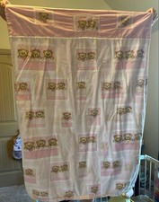 Pink Bear Baby Bed Sheet
