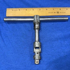 Craftsman 1/2" Drive Sliding 9" T-handle Breaker Bar -V- Series. Swivel & Ext.