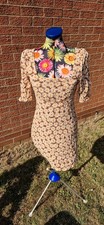 Floral 70s print mango dress size 8
