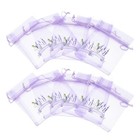 10 PCS Sachet Bag Bags for Lavender Empty Imitation Linen Canvas Small Gauze