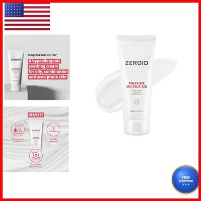 ZEROID Pimprove Moisturizer Cream, 3.4 fl oz (100ml)
