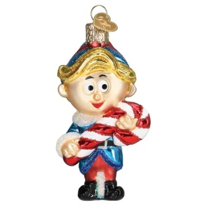 Old World Christmas Hermey The Elf Glass Ornament for Christmas 3 Inch FREE BOX