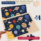 Puzzles for Kids Ages 4-6, 4 Packs 24 Piece Wooden Jigsaw Puzzle for Toddlers 5