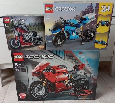 Lego Technic 42107 Ducati - 42132 Chopper - 31114 Creator - ungeöffnet
