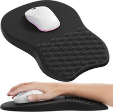 Ergonomic Mouse Pad with Wrist Support, Wrist Rest Mousepads for Carpal Tunnel P