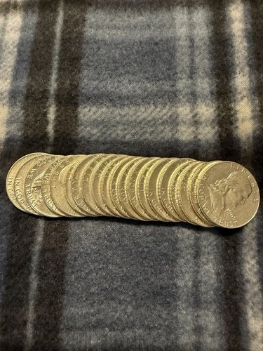 ROLL of (20)  90% Silver Franklin Half Dollars - MIXED  coins 50c  uncirculated