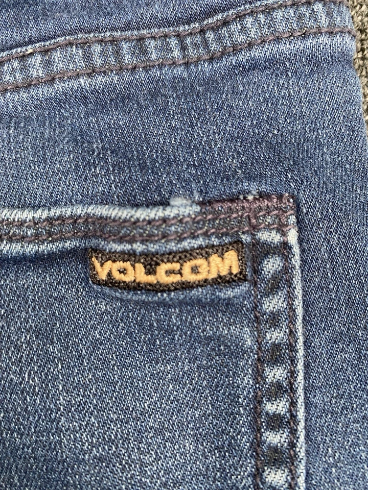 Volcom Solver Mens Jeans Modern Straight Leg Blue Size 36 Casual Skate Denim - Image 2 of 4