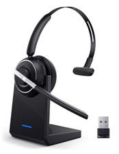 Bluetooth Headset, Wireless Headset With Microphone For PC, V5.2 Computer Headse