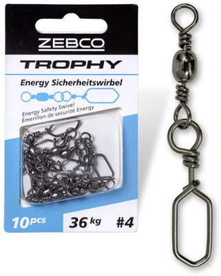 Zebco Gr.: 4 L: 50mm Trophy Energy-Sicherheitswirbel 36kg