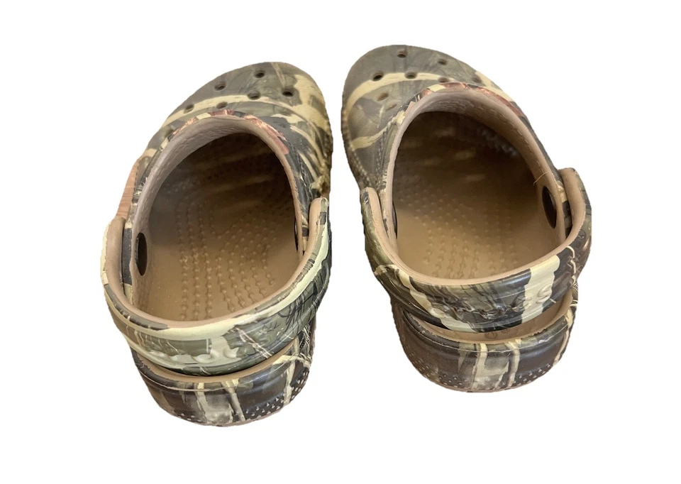 Crocs tamancos clássicos sandálias camuflagem ao ar livre leve bebê criança tamanho C 5 - Imagem 4 de 4