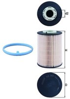 Knecht Kraftstofffilter KX 393D FüR Ford Volvo