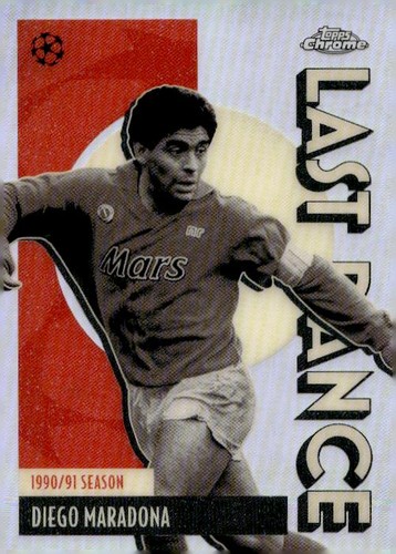 2025-26 Topps Chrome UEFA Club Competitions Diego Maradona Last Dance