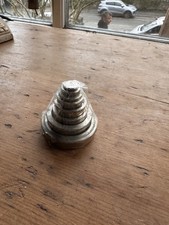 vintage old set 100g weights 8 pieces scientific