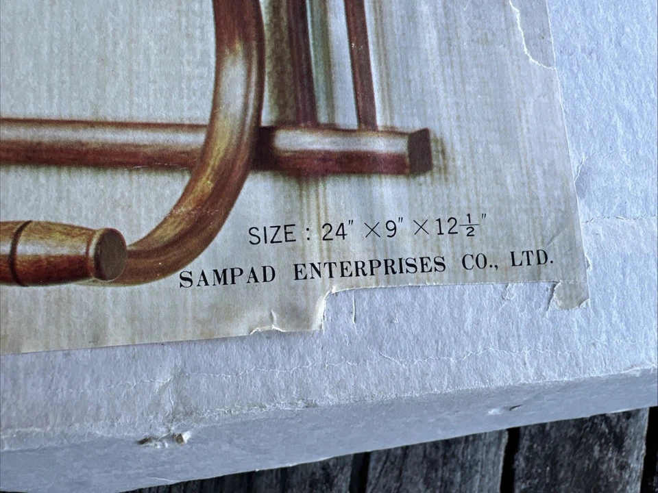 Perchero de pared de madera curvada estilo Thonet vintage de los años 70 montado en caja original Foto 3 de 4