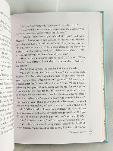 THE SECRET GARDEN by Frances Hodgson Burnett Leather Bound Illustrated Classic - Picture 8 of 8