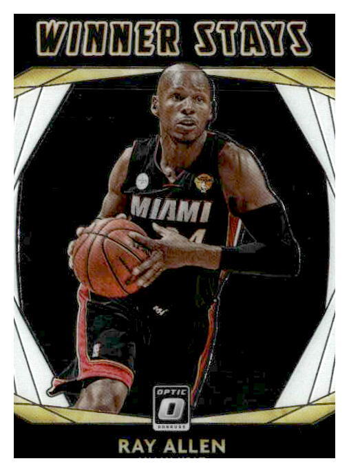 2020-21 Donruss Optic #17 Ray Allen Winner Stays