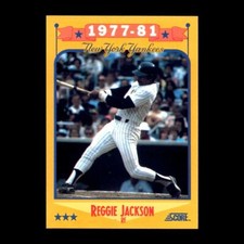 Reggie Jackson 1988 Score Oakland Athletics #502 R313J 58