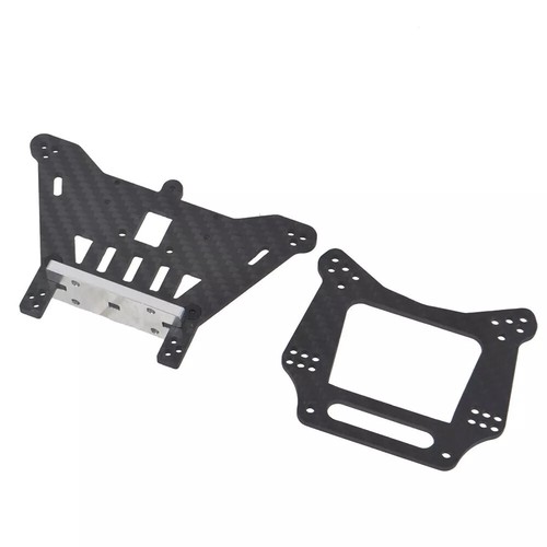 Front Rear Shock Tower Mounts Carbon Fiber For Traxxas 2WD Rustler Bandit VXLqo - Picture 16 of 16