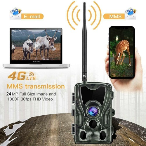 24MP 4G Wildkamera HC-801LTE Fotofalle Überwachungskamera Jagdkamera MMS EMAIL - Bild 2 von 5