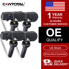4pcs Programmed TPMS Tire Pressure Monitoring Sensor For Chevy GMC Cadillac