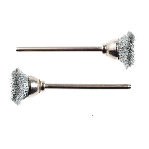 SPAZZOLA IN ACCIAIO A TAZZA  (CONF. 2 PEZZI) COD. 28953