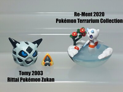 Glalie Snorunt Pokemon Zukan Figure Tomy & Froslass Terrarium Re