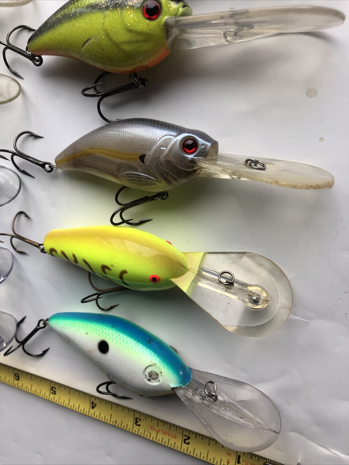 Strike King Bomber Norman Manns Deep Diving Crankbait Fishing Lure Lot Of 10 S10 - Image 5