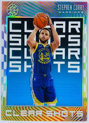 Stephen Curry - Warriors 2019-20 Panini Illusions Clear Shots Acetate #9