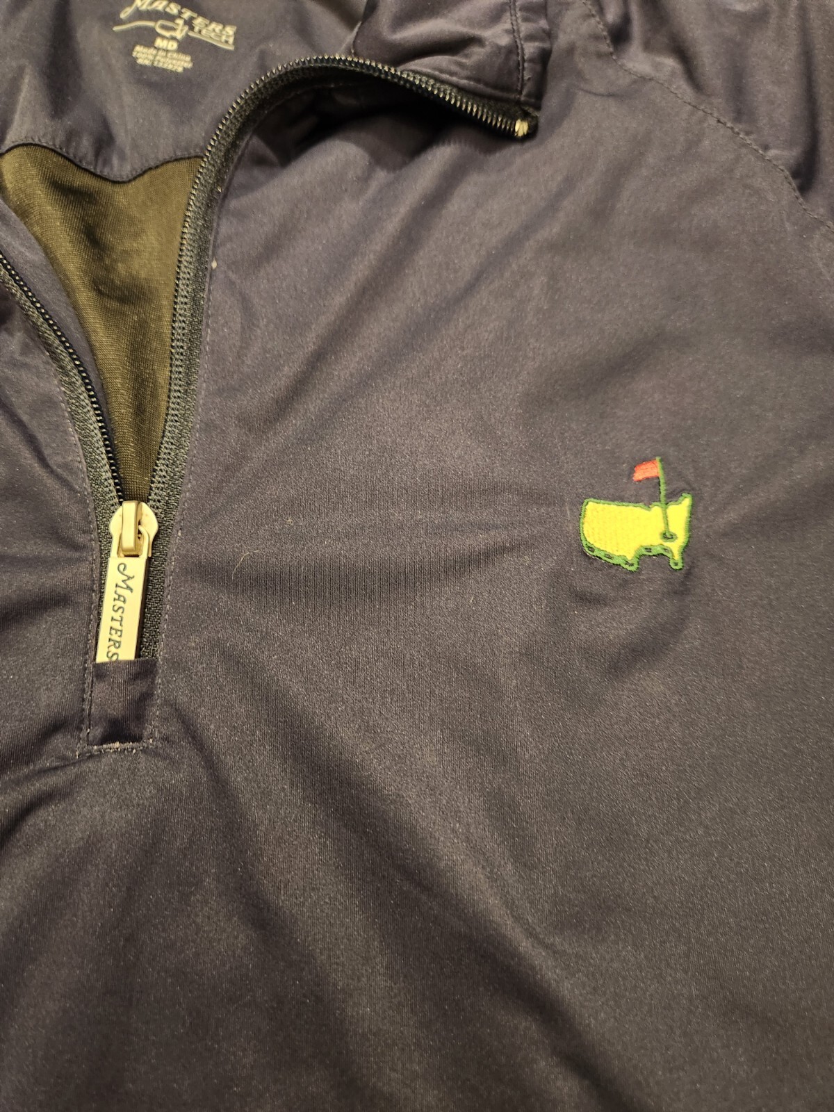 The Masters Tech 1/4 Zip Polyester Pullover Blue … - image 2