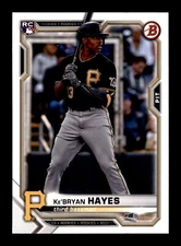 2021 Bowman #66 Ke'Bryan Hayes Rookie Card RC Pittsburgh Pirates Baseball 