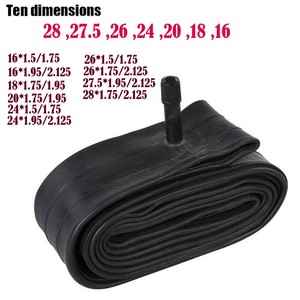 bike tube tire sizes