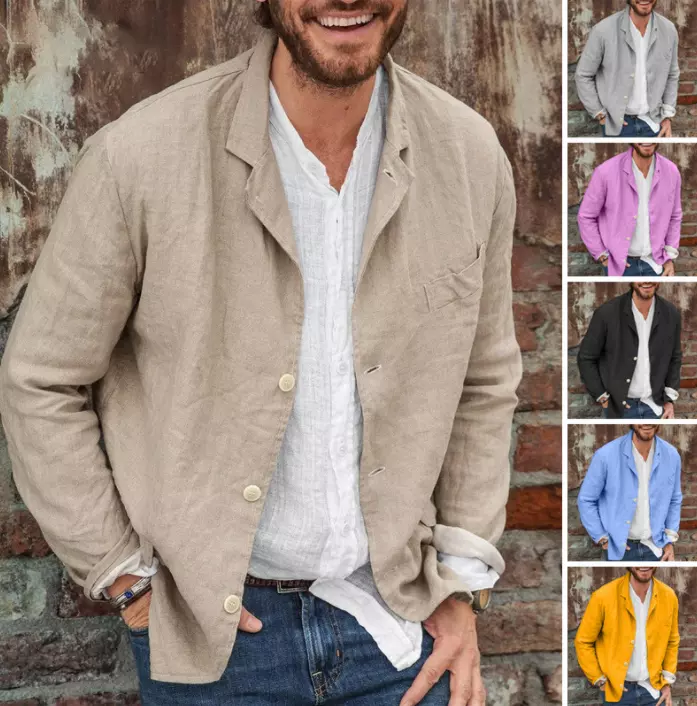 Men's casual suit clearance jacket