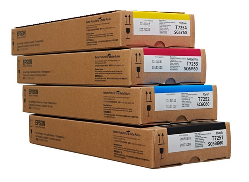4 X Original Epson Ink SC-F2000 F2100 