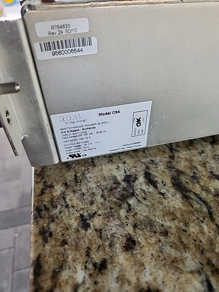 Barco FLM HD14 1080p HD 14,000 Lumen  DLP Projector  Power Supply RHPSC94-1 RV09 - Image 2 of 4