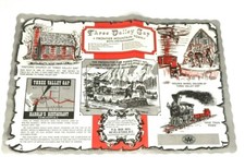 RESTAURANT Menu 1970 THREE VALLEY GAP FRONTIER MOUNTAIN TOWN MOTEL Map AAA 