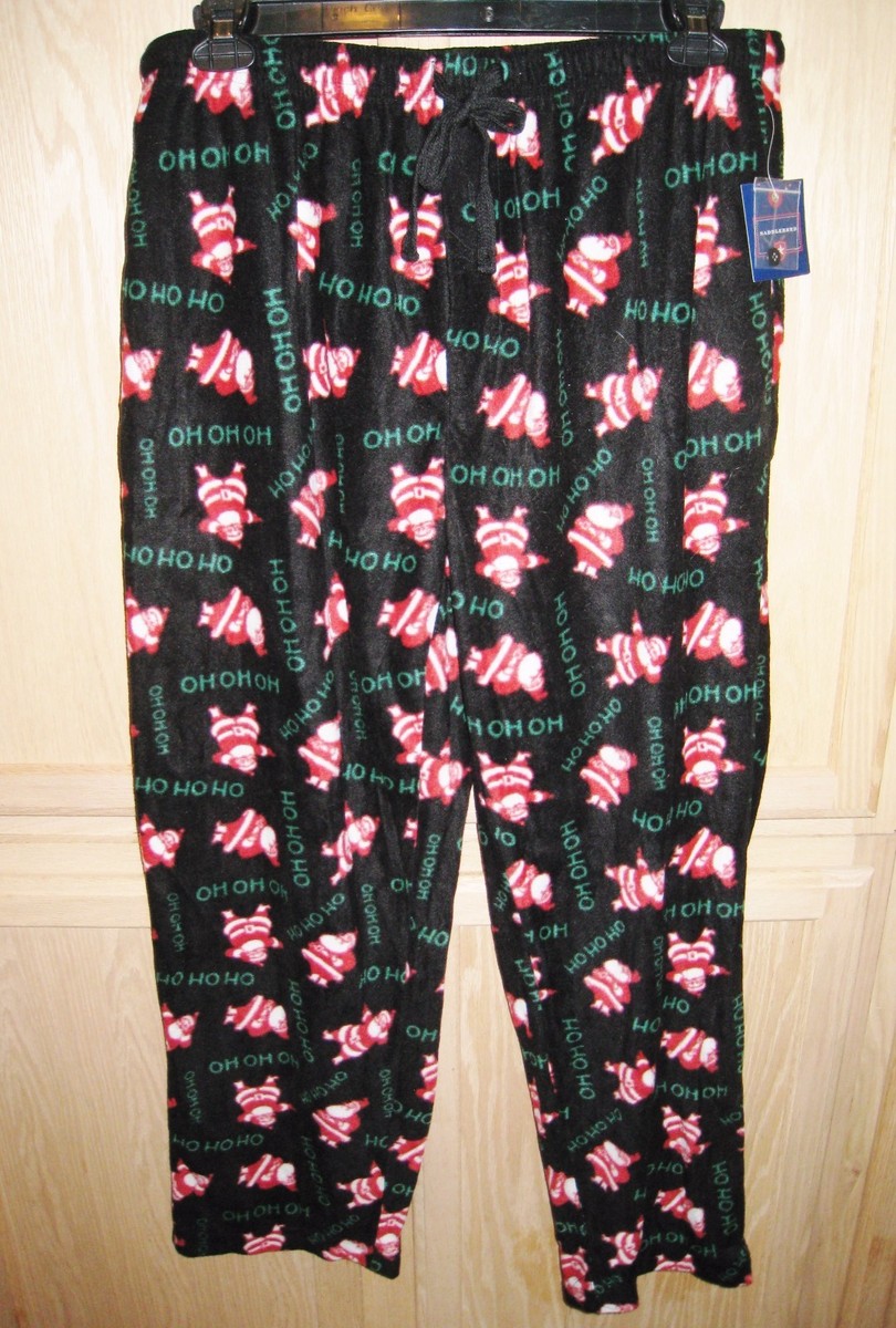 【HI FI FNK】Bear Fleece Pocket Pants Saddlebred Santa
