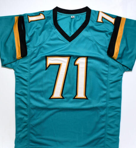 Tony Boselli Autographed Teal Pro Style Jersey w/ HOF - Beckett W Hologram - Picture 3 of 12
