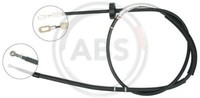 A.B.S. K18607 Seilzug, Feststellbremse Links FüR Audi Seat