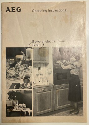 AEG OVEN OPERATING INSTRUCTIONS(Advanced Engineering from Germany) SAME DAY SHIP