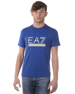 Emporio Armani EA7 T-Shirt Sweatshirt Man Blue 3ZPT42PJ18Z 1570 Sz XL MAKE OFFER