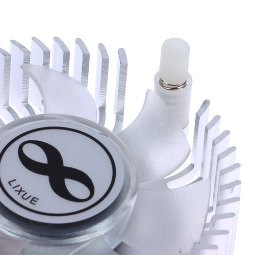 55mm Aluminum Heatsink And 12V Fan Combination Radiator Round Cooler Silent Fan- - Bild 4 von 12