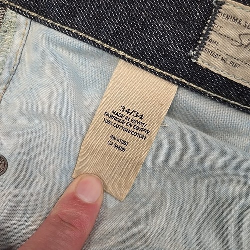 Denim & Supply Ralph Lauren Jeans Measured Size 37/34.5 Blue Denim Straight Leg - Picture 13 of 14
