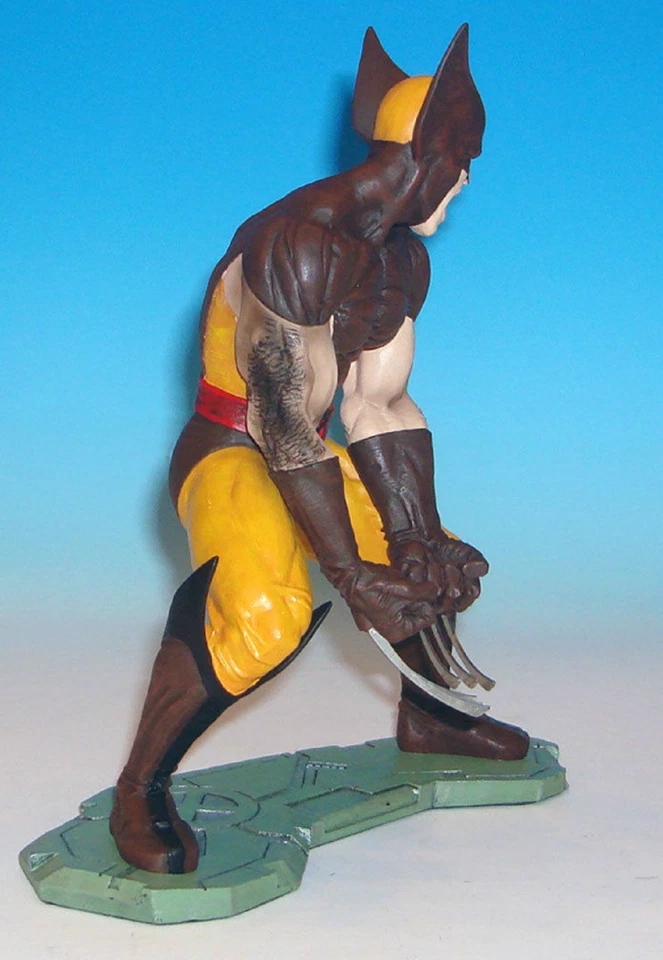 Estatueta MARVEL WOLVERINE ERA MODERNA Estátua Série X-MEN Por Jim Lee Maquette Brinquedo - Imagem 3 de 4
