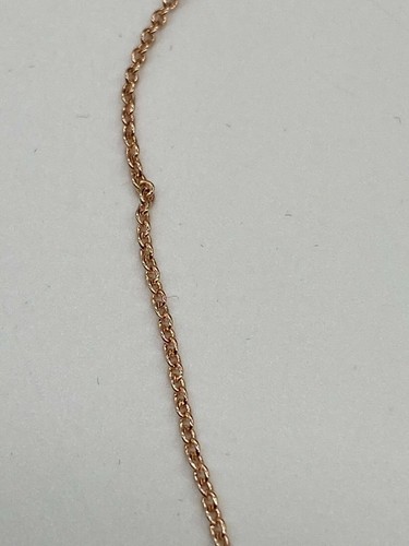 Ruella Bedazzled Ribbon Charm Necklace Rose Gold - Picture 7 of 10