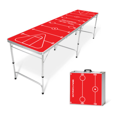 Ping-Away 8-Foot Portable Beer Pong Table / Ultimate Pong (5 Games In 1)