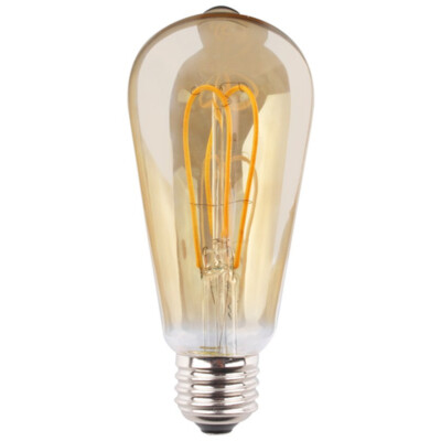 Müller-Licht Retro LED Filament ST64 4W = 25W E27 gold 250lm super-warm 2000K