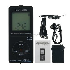 HRD-767 Aircraft Radio Aviation Radio FM AM Air Radio Automatically Shut Down